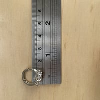 حلق ستيل كرستال طبي - حبتين18 g