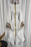 فستان ناعم لون افوايت