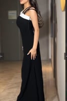 فستان سهرة أوف شولدر لون اسود