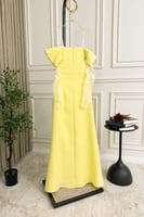 فستان سهرة اوف شولدر بعدة الوان