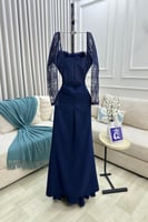 فستان سهره توب بحبال لون خمري