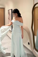 فستان سهره أوف شولدر لون تيفاني