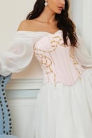 فستان اوف شولدر لون ابيض