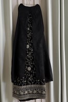 جلابية ناعم اوف شولدر لون اسود