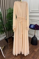 جلابية اوف شولدر لون خربزي