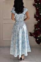 طقم ناعم لون سماوي