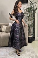 فستان أوف شولدر مشجر