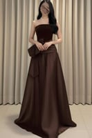 فستان سهره اوف شولدر بعدة الوان