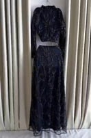 طقم تنوره و بلوزه خرز بالون اسود