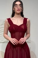 فستان ناعم اوف شولدر بعدة الوان