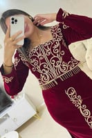 طقم تنوره و بلوزه بالون عودي