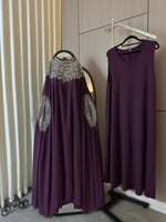 جلابية آنيقة من قطعتين بعدة الوان