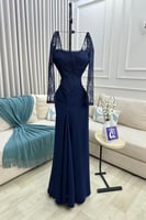 فستان سهره توب بحبال لون خمري