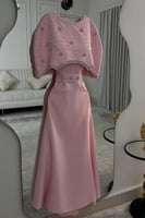 فستان ناعم اوف شولدر بعدة الوان