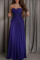 فستان سهره توب لون ارجواني