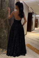 فستان سهر اوف شولدر لون اسود