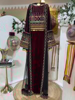 جلابية يوم التأسيس بالونين اسود و عودي