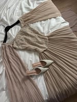 فستان سهره كاب أوف شولدر لونين