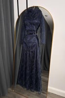 طقم تنوره و بلوزه خرز بالون اسود