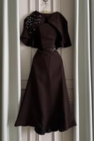 فستان ناعم أوف شولدر بعدة الوان