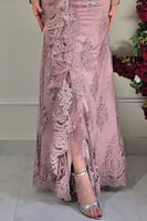 فستان سهره أوف شولدر بلون وردي( غير متوفر )