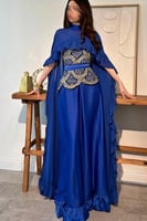 جلابية انيقة بالون نيلي