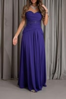 فستان سهره توب لون ارجواني