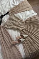 فستان سهره كاب أوف شولدر لونين