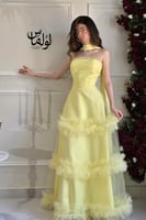 فستان سهره توب بشال خارجي عدة الوان