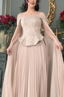 فستان سهره كاب أوف شولدر لونين