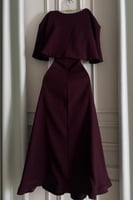 فستان ناعم أوف شولدر بعدة الوان