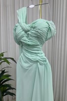 فستان سهره أوف شولدر لون تيفاني