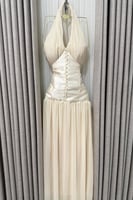 فستان اوف شولدر لون بيج