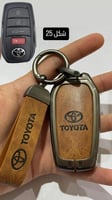 جراب و ميدالية ريموت جلد ،تويوتا