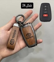 جراب و ميدالية ريموت جلد ،تويوتا