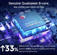 قطعة تحويل الشاشة الى نظام اندرويد 8 قيقا رام 128...