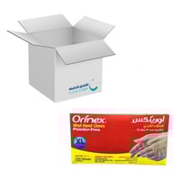 10 عبوات | أورينكس | قفازات فينيل خالية من البودرة...