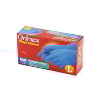اورينكس | قفازات فينيل بدون بودرة لون أزرق مقاس (...