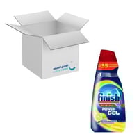 كرتون | فنيش | باور جل غسالة الصحون برائحة الليمون...
