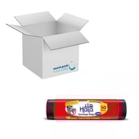 كرتون | هلا | اكياس نفايات | 50 جالون ( 14 روله )