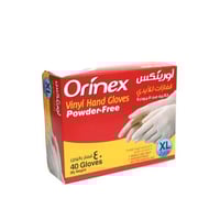 اورينكس | قفازات خالية من البودرة شفافه مقاس ( XL...