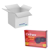 كرتون | أورينكس | فحم سريع الاشتعال دائري حجم وسط...