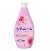 جونسون غسول الجسم بماء الورد 400 مل