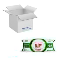 كرتون | فيري | مناديل مبلله لتنظيف الاسطح - 100 من...