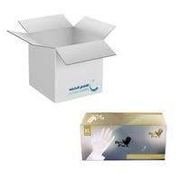 كرتون | Bes Pack | قفازات فينيل بدون بودرة مقاس XL...