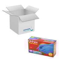 كرتون | اورينكس | قفازات فينيل بدون بودرة لون أزرق...