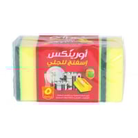 اورينكس | 5 قطع اسفنج للجلي