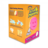 كرتون | اسفنجة تنظيف سكراب مامي | 4 حبات