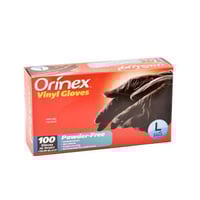 أورينكس | قفازات فينيل خالية من البودرة مقاس L لون...