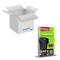 كرتون | سانيتا | اكياس نفايات عالية المتانة 55 جال...